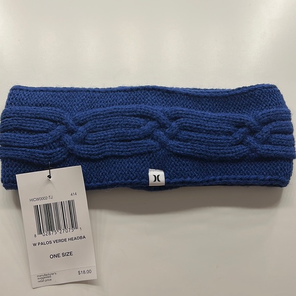 Hurley W Palos Verde Headband NWT Royal Blue - Picture 1 of 5